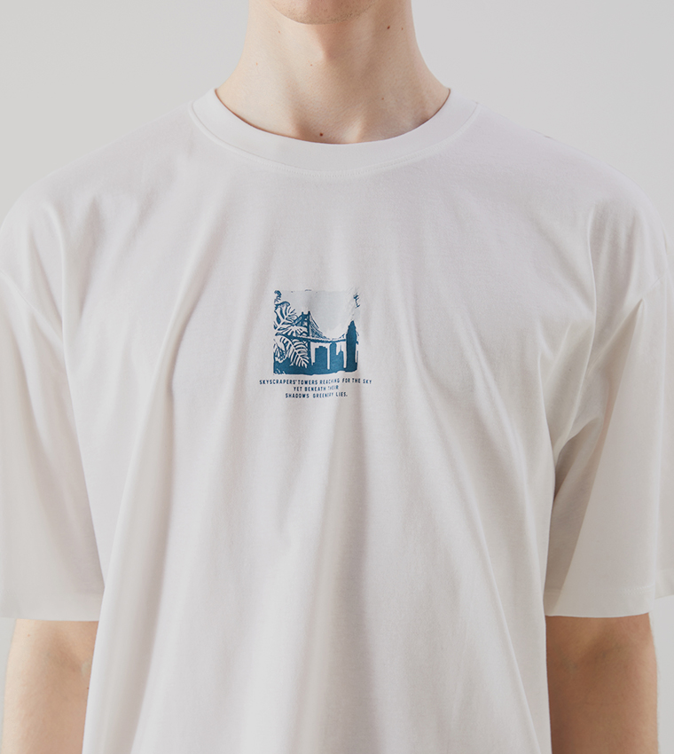 Printed Crew Neck T-Shirt