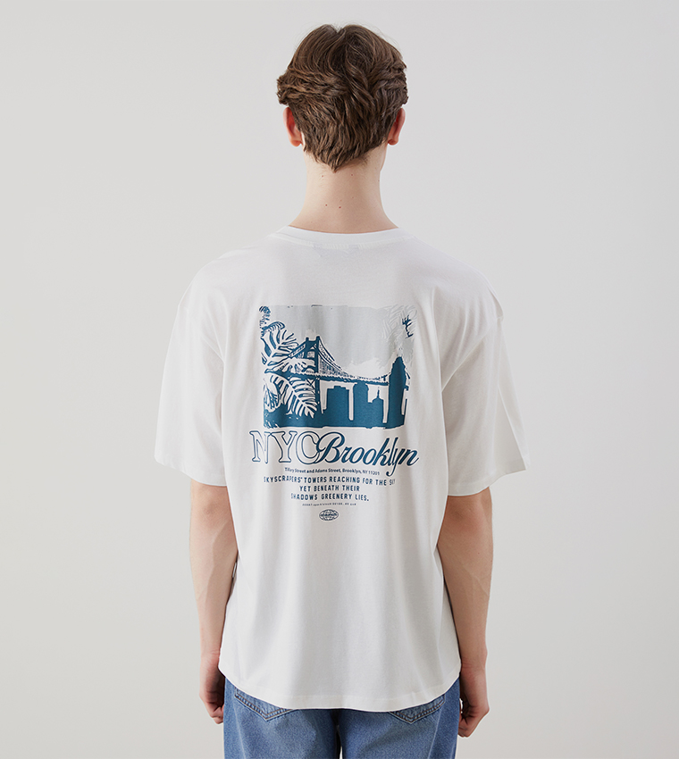 Printed Crew Neck T-Shirt