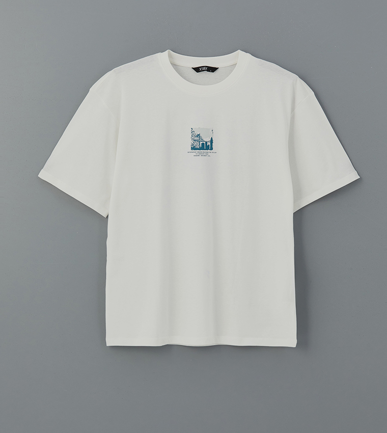 Printed Crew Neck T-Shirt