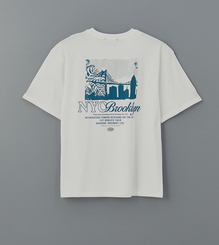 Printed Crew Neck T-Shirt
