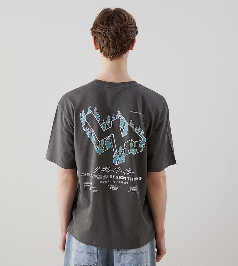 Printed Crew Neck T-Shirt