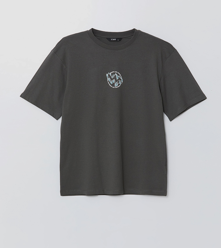 Printed Crew Neck T-Shirt