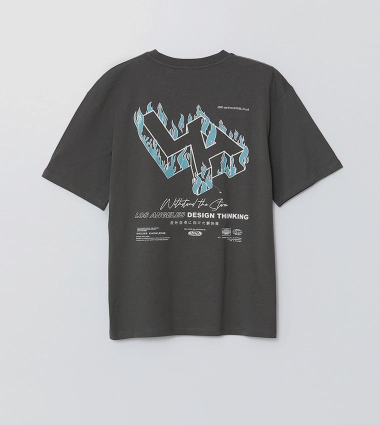 Printed Crew Neck T-Shirt
