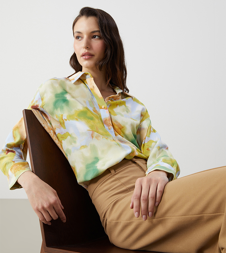 Patterned Long Sleeves Shirt
