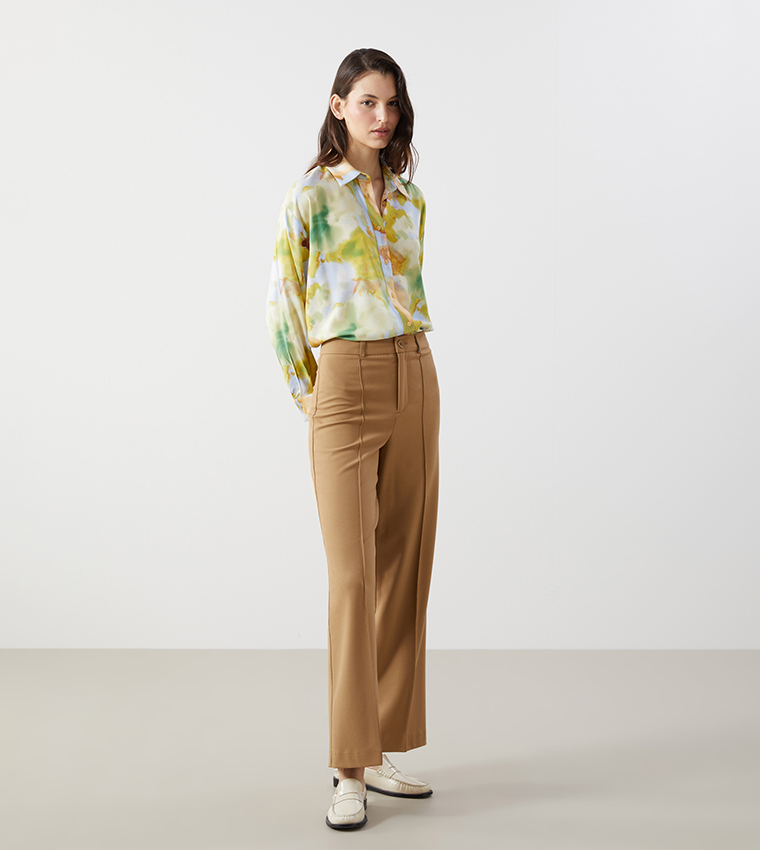 Patterned Long Sleeves Shirt