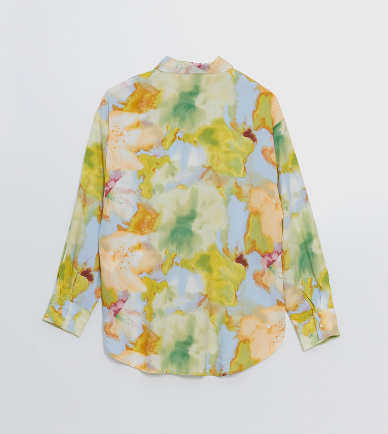 Patterned Long Sleeves Shirt
