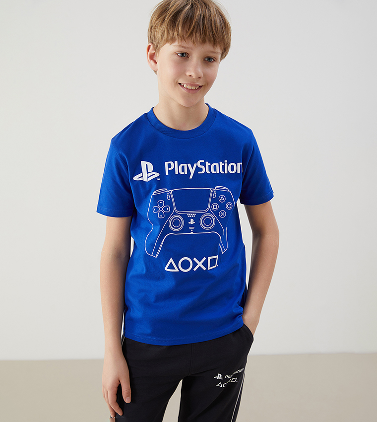 Playstation Printed Crew Neck T-Shirt