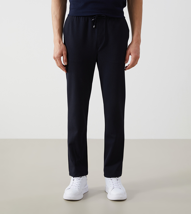 Mid Rise Slim Fit Trousers