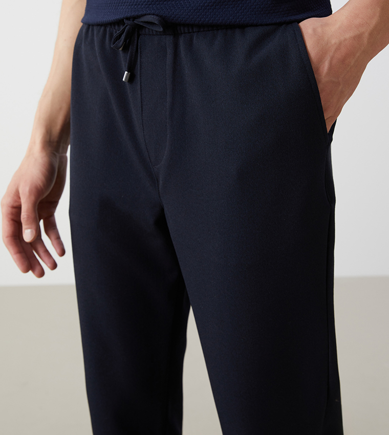 Mid Rise Slim Fit Trousers