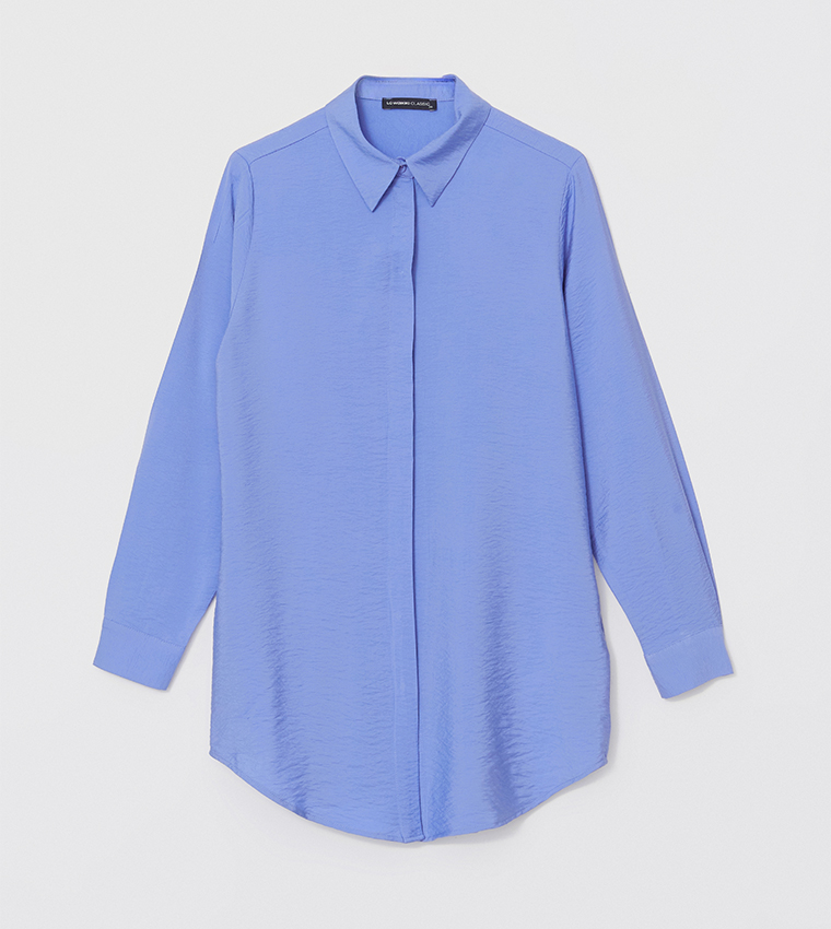 Textured Long Sleeves Tunic
