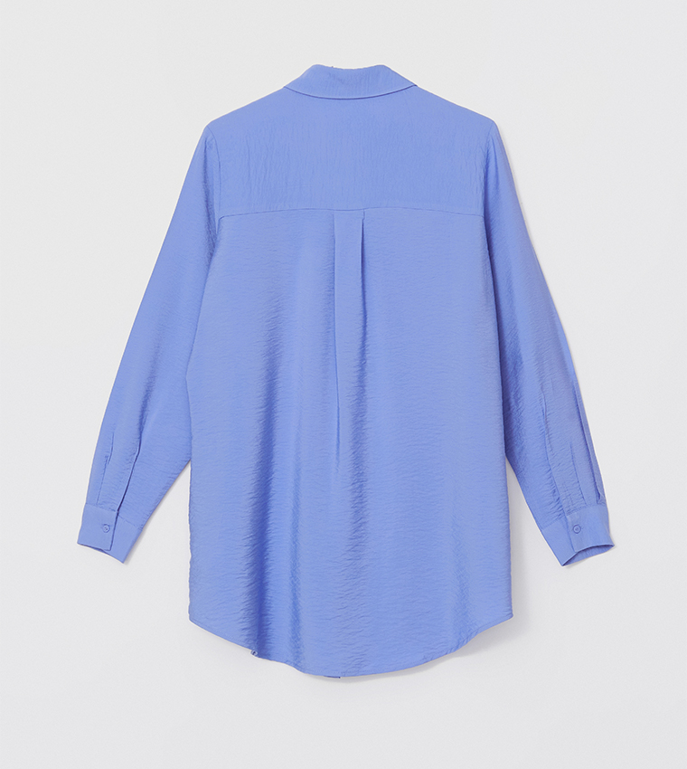 Textured Long Sleeves Tunic