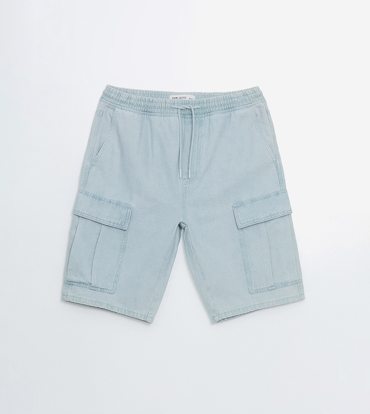 Standard Fit Denim Shorts