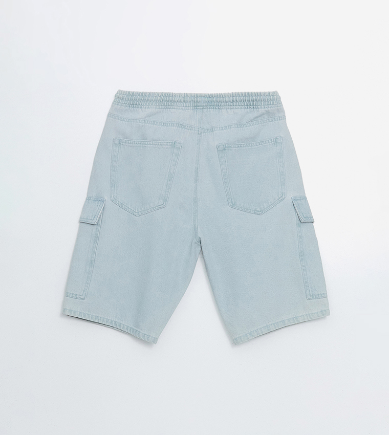 Standard Fit Denim Shorts