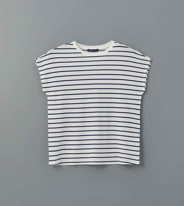 Striped Crew Neck T-Shirt