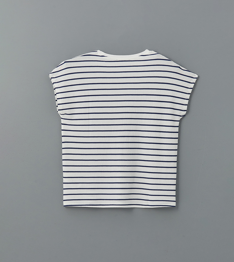 Striped Crew Neck T-Shirt