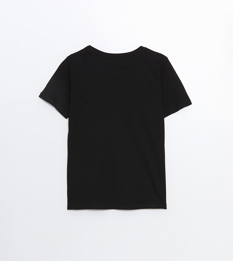Printed Crew Neck T-Shirt