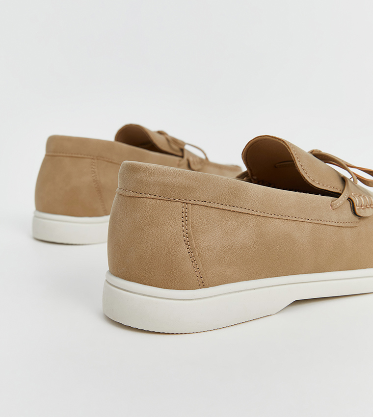 Faux Suede Slip-On Loafers