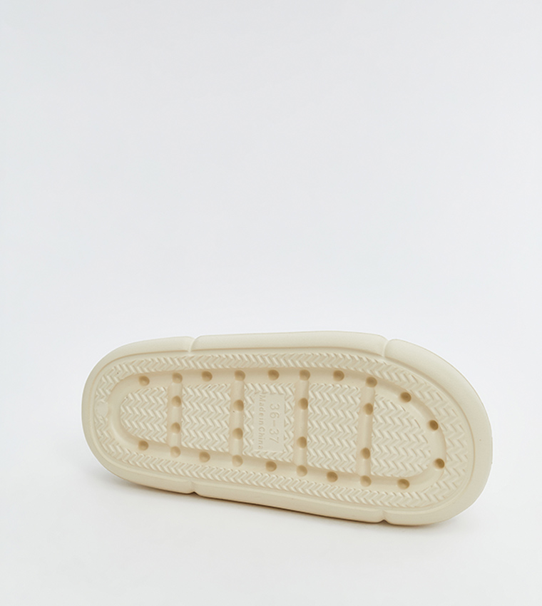 Solid Double Strap Slides
