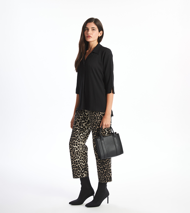 Zippered Mini Satchel Bag