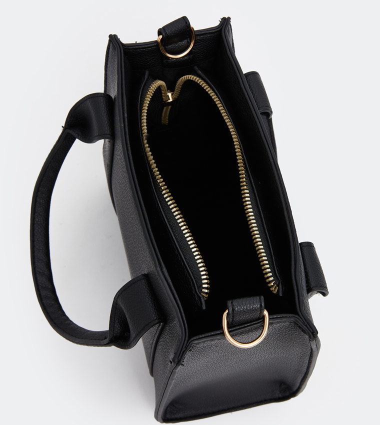 Zippered Mini Satchel Bag