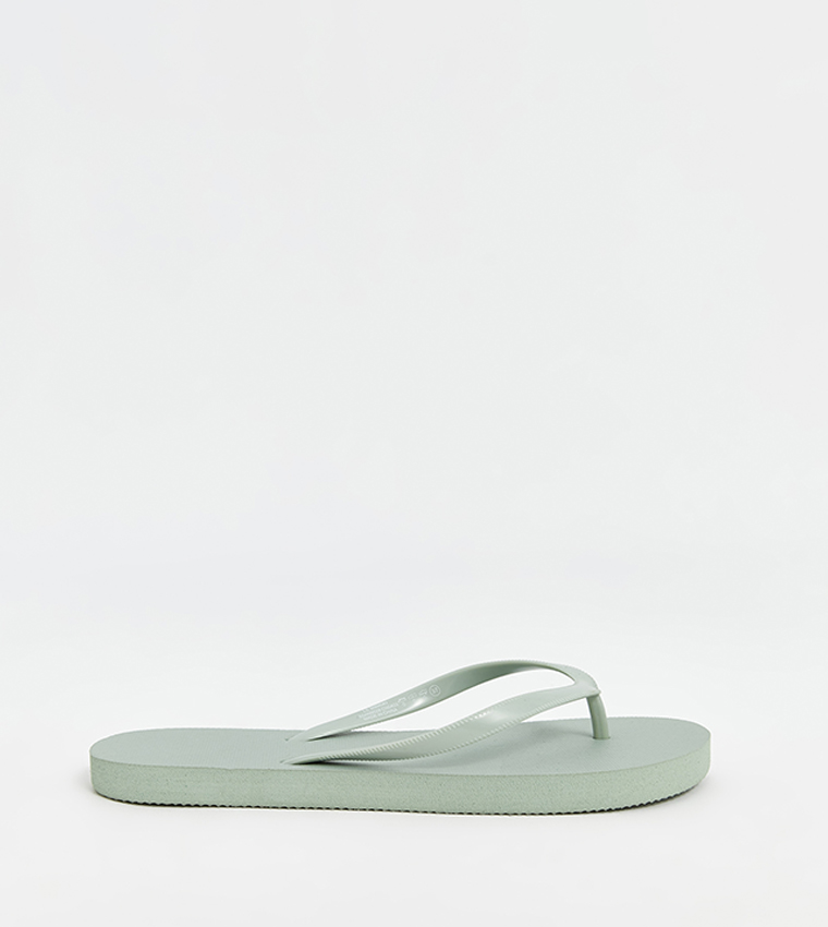 Thong-Strap Beach Flip-Flops
