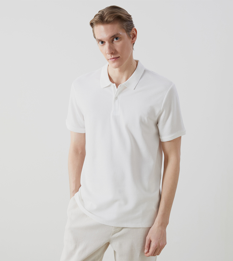 Solid Short Sleeves Polo T-Shirt
