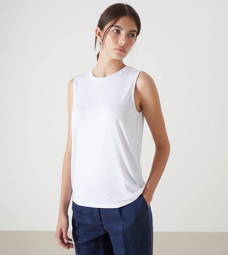Crew Neck Tank Top