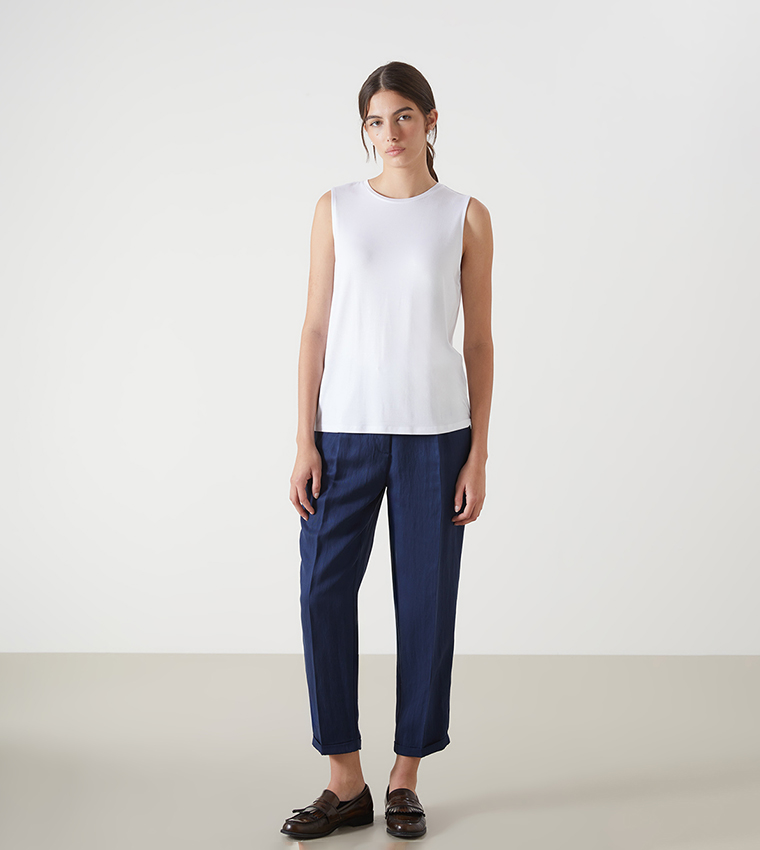 Crew Neck Tank Top