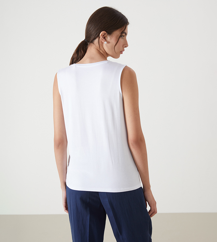 Crew Neck Tank Top