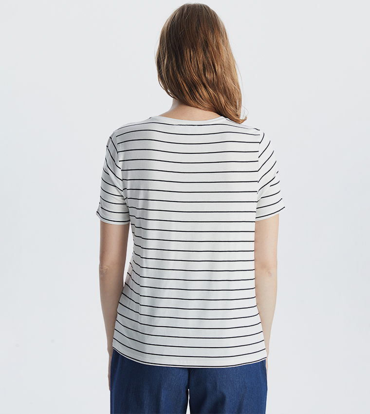 Striped Short Sleeves T-Shirt