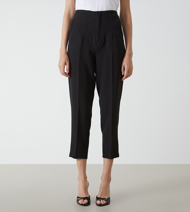 Seam Detail Slim Fit Trousers