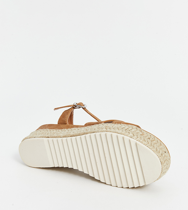 Ankle Strap Espadrille Wedge Sandals