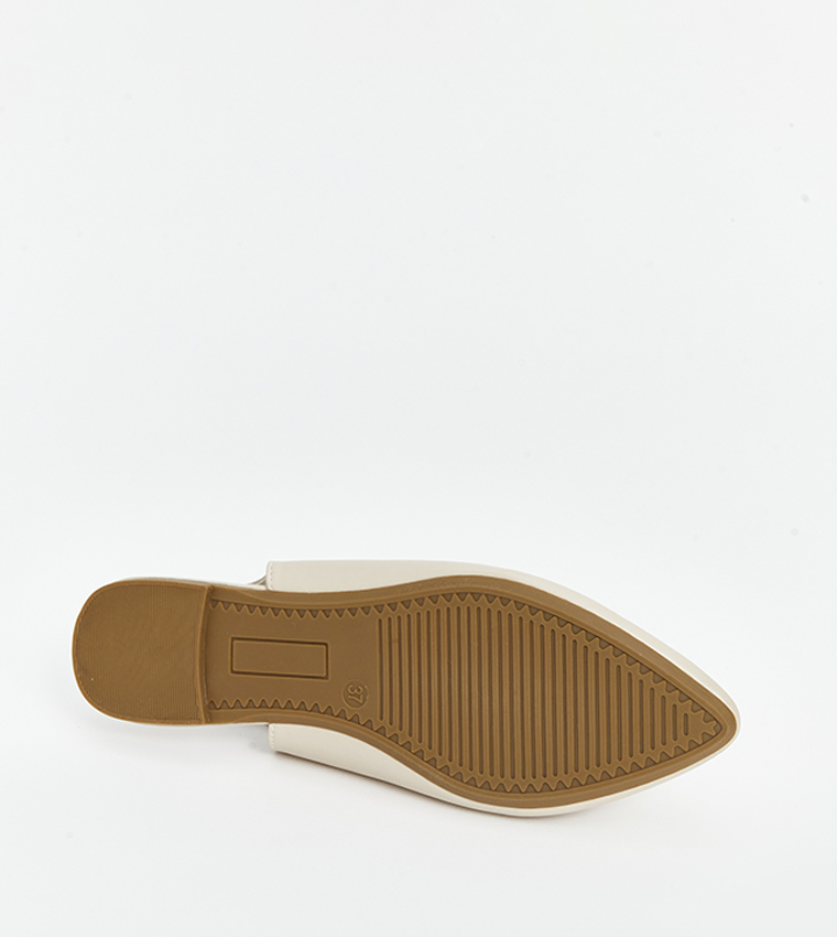 Leather Look Flat Shoes