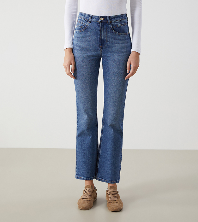 Mars High Waist Flared Jeans