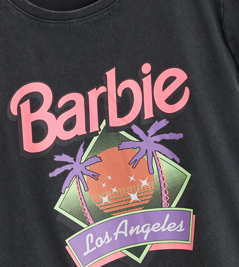 Barbie Printed Crew Neck T-Shirt