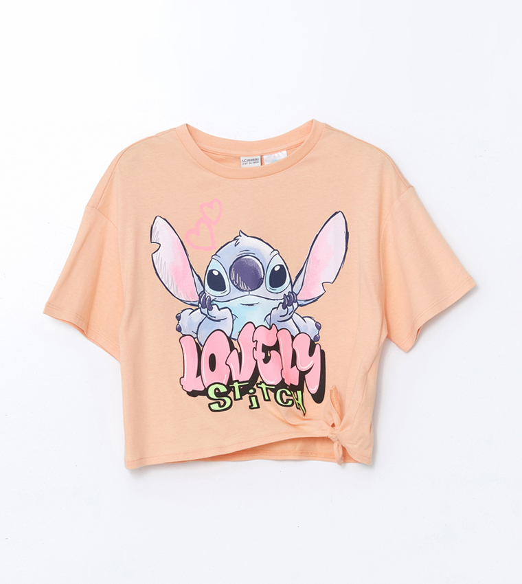 Stitch Printed Short Sleeves T-Shirt