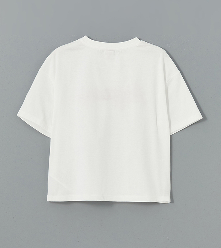 Embroidered Short Sleeves Clothing Set