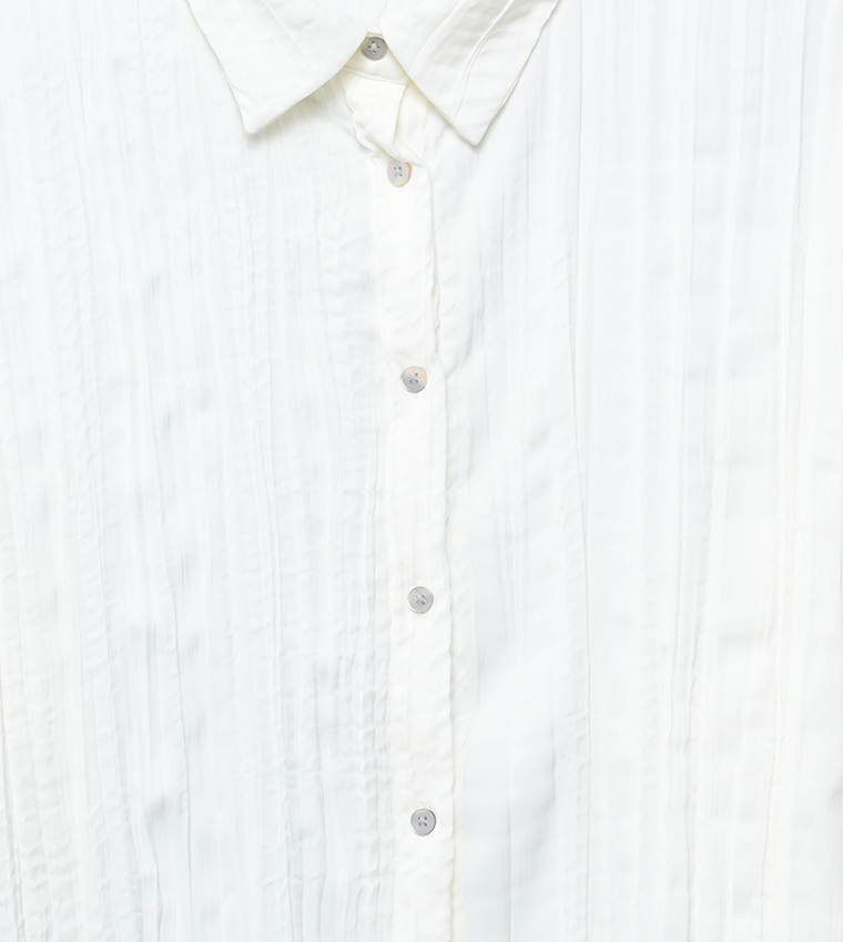 Textured Long Sleeves Shirt