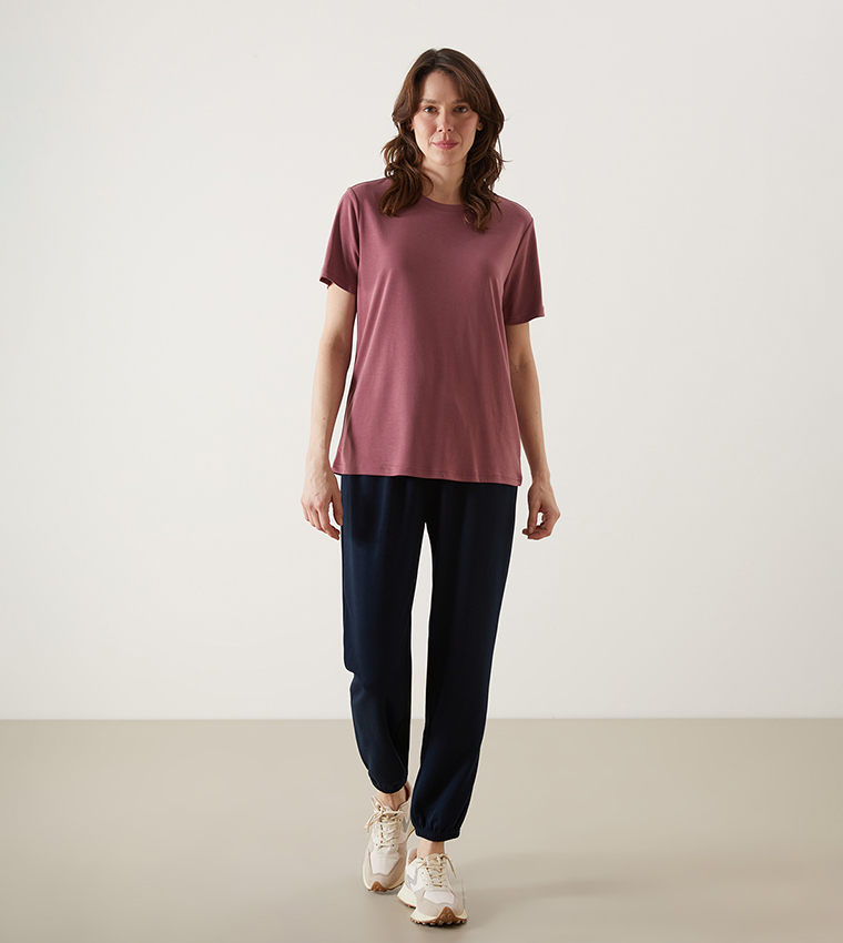 جوغر سادة بخصر مرن 