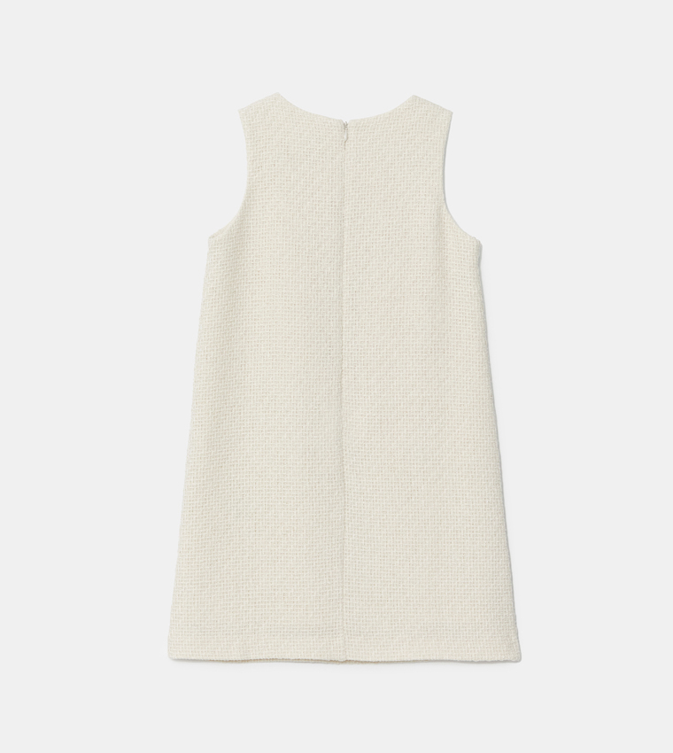 Textured Sleeveless Dress