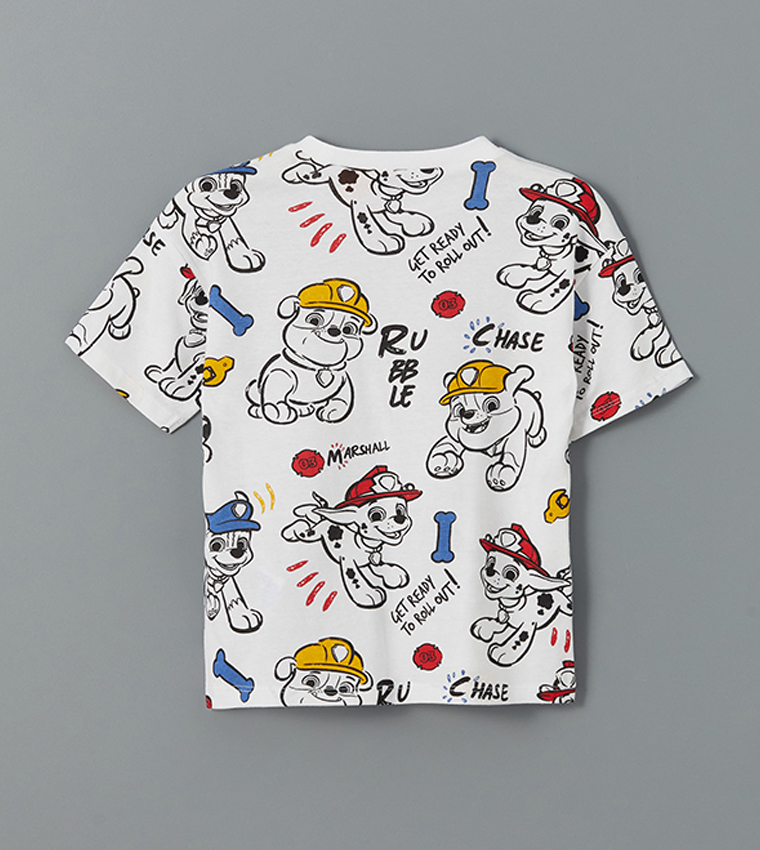 Paw Patrol Printed Crew Neck T-Shirt