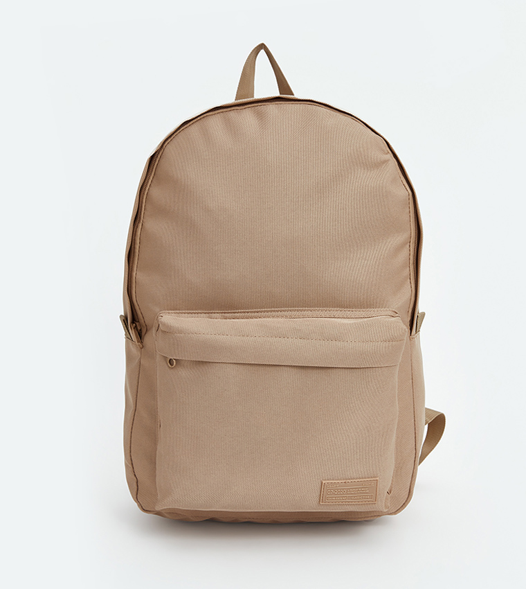 Zip-Closure Compartment Backpack