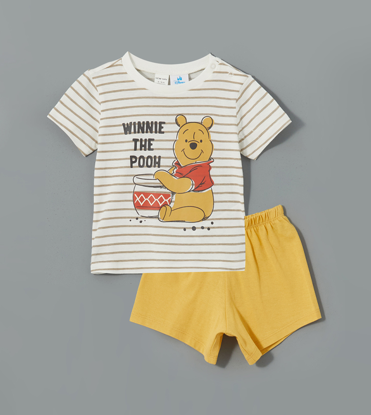 Printed Short Sleeves Clothing Set