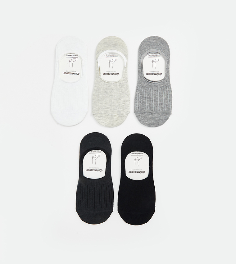 Pack of 5 No Show Socks