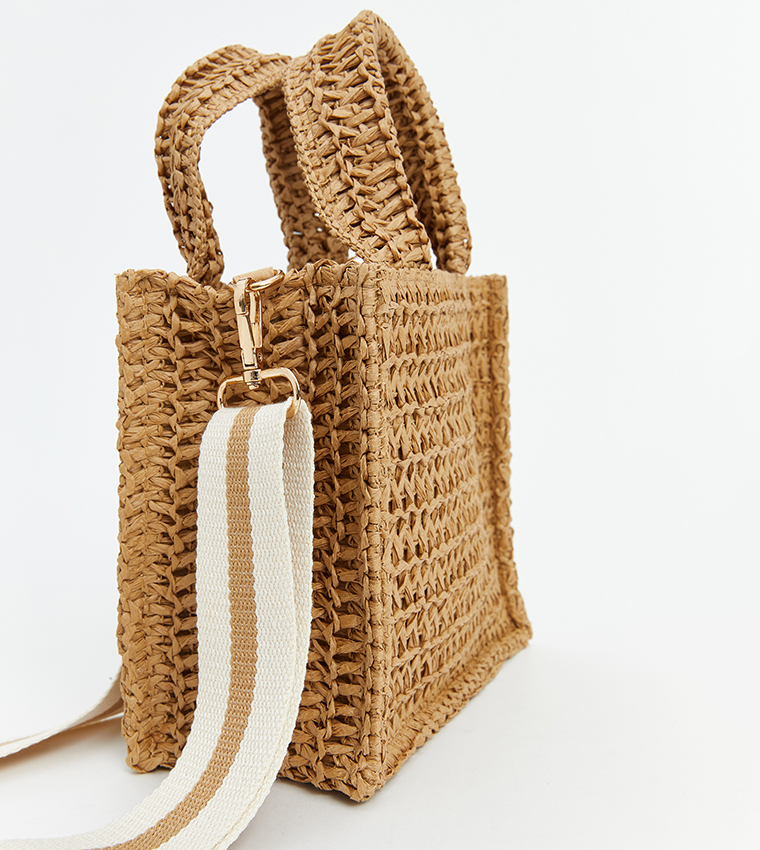 Straw Crossbody Bag
