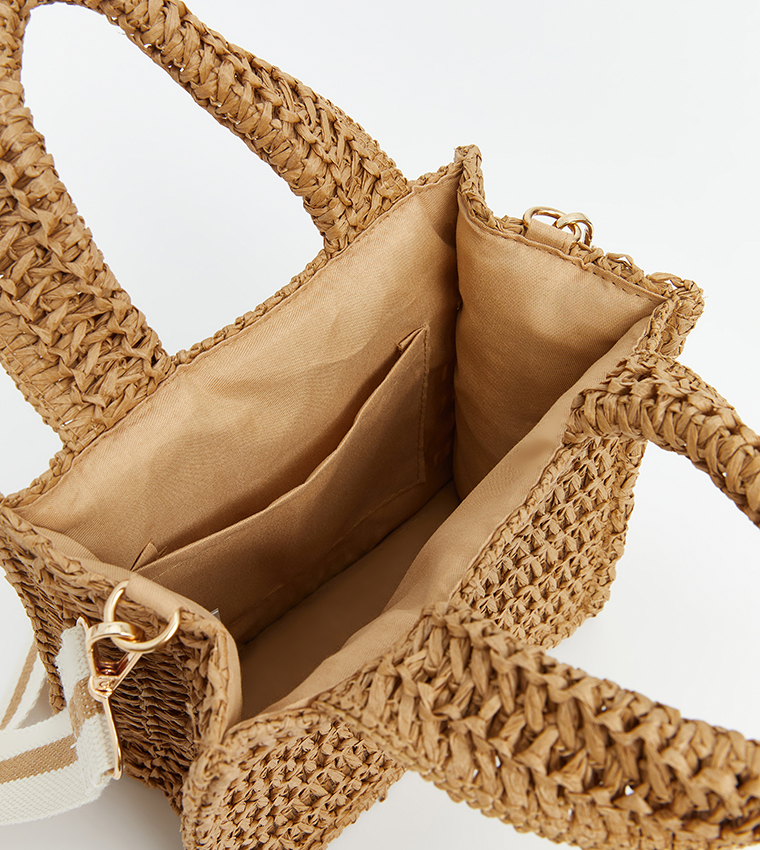 Straw Crossbody Bag