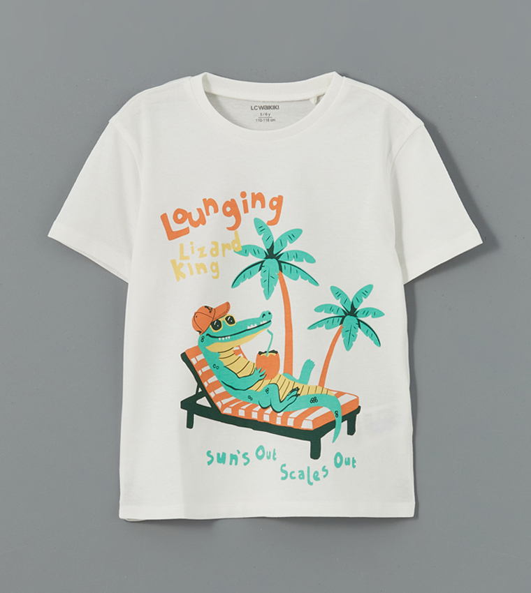 Pack of 2 Printed Short Sleeves T-Shirts