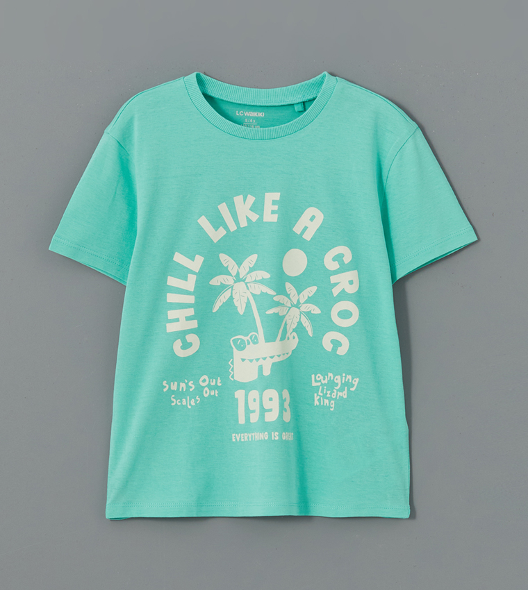 Pack of 2 Printed Short Sleeves T-Shirts