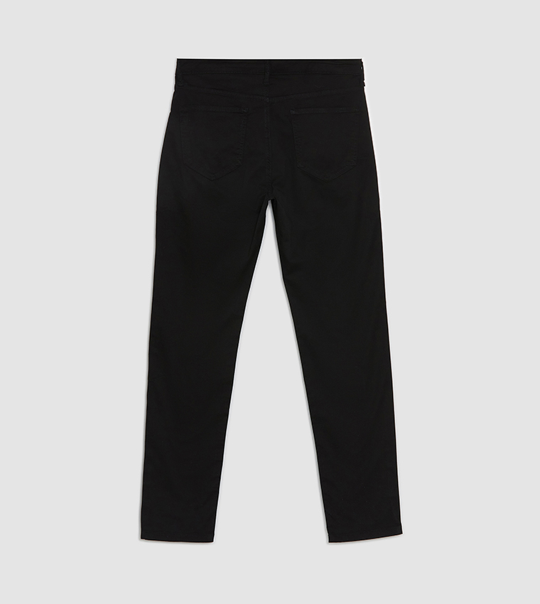 Mid Rise Slim Fit Gabardine Chinos