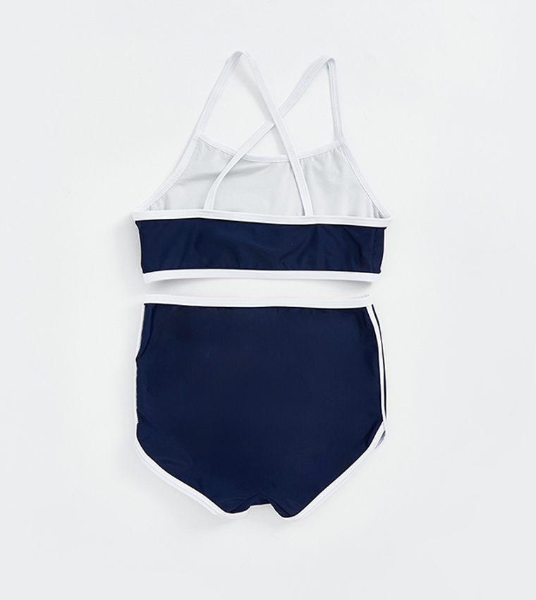 Printed Jersey Swim Set